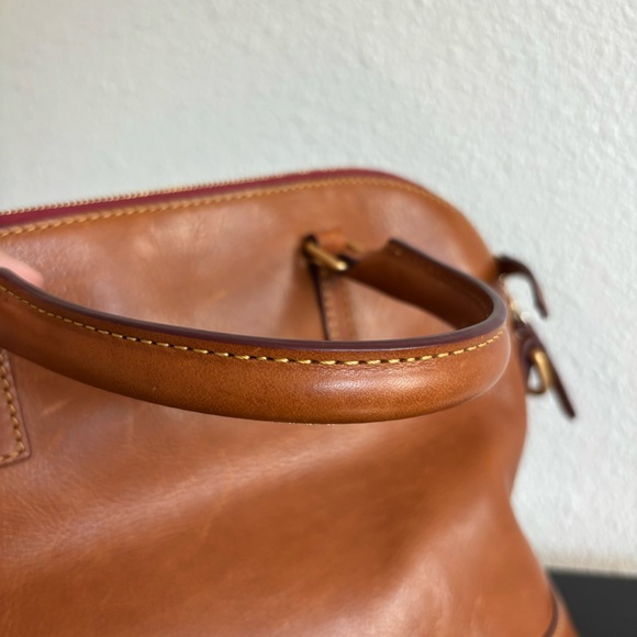 Dooney & Bourke Florentine Leather Domed Satchel - Picture 6 of 14
